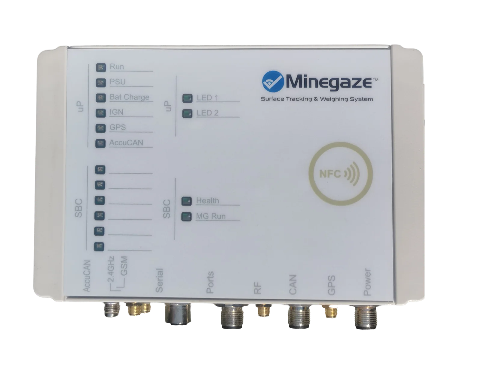 Minegaze Data Device (MDD) in-cabin hardware unit