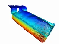 Representative 3D colour load profiles generated by the Load Volume Scanner - full load and partial load